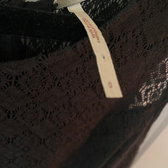 Black Free People Dress Sz 0 - Picture 5 of 6